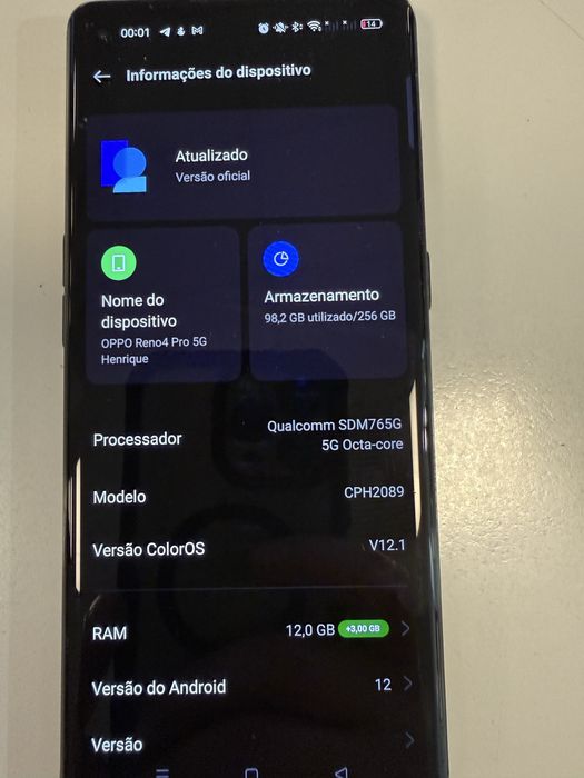 Smartphone OPPO Reno 4 Pro