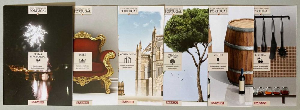 6 Volumes Guia Prático de Portugal
