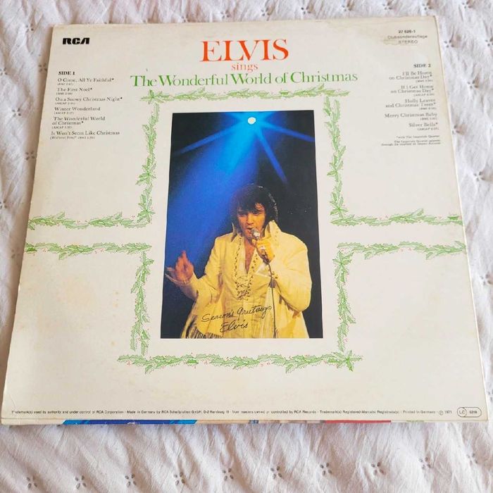Elvis - The Wonderful World of Christmas , płyta winylowa z roku 1971