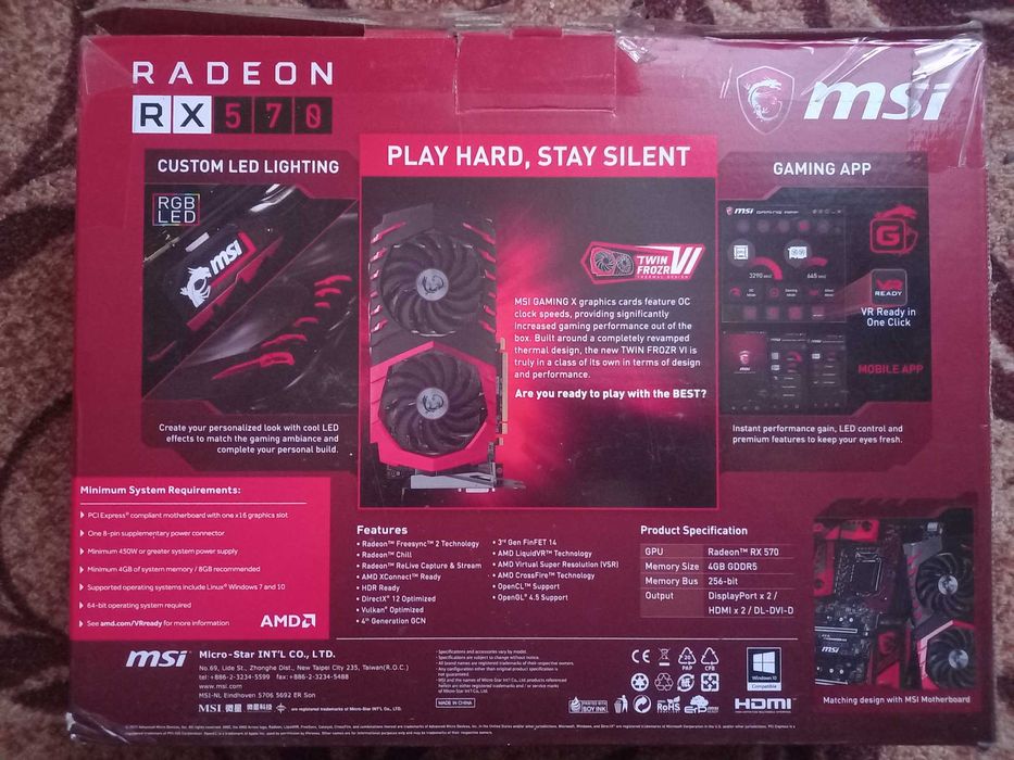 rx 570 4gb msi gaming x