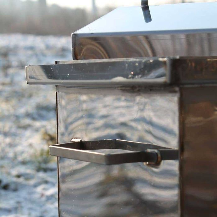 Коптильня нержавеющей стали с гидрозатвором Коптилка для копчения 2мм