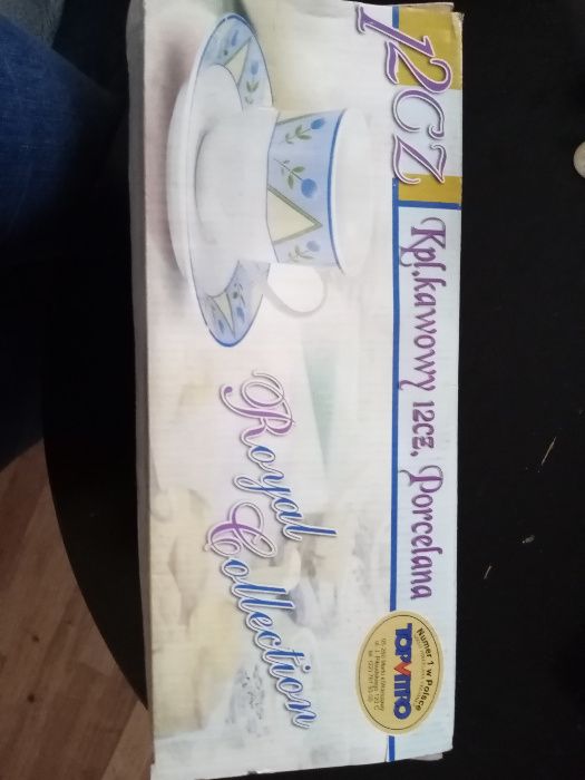 Komplet kawowy porcelana