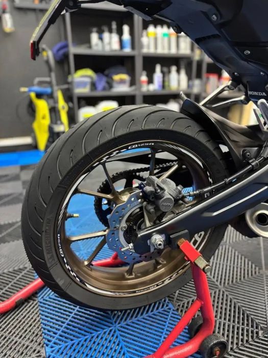 Mota CB 125r azul mate