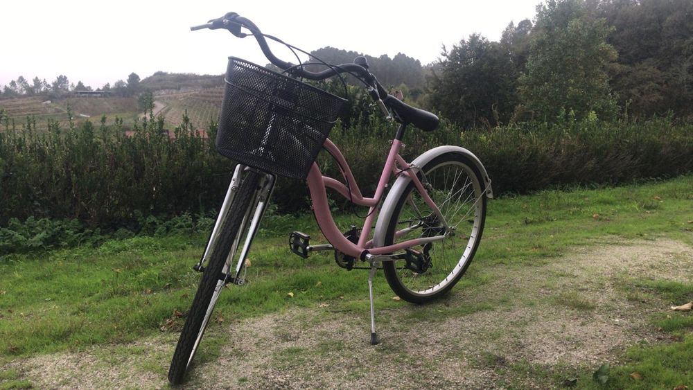 Venda bicicleta cor rosa