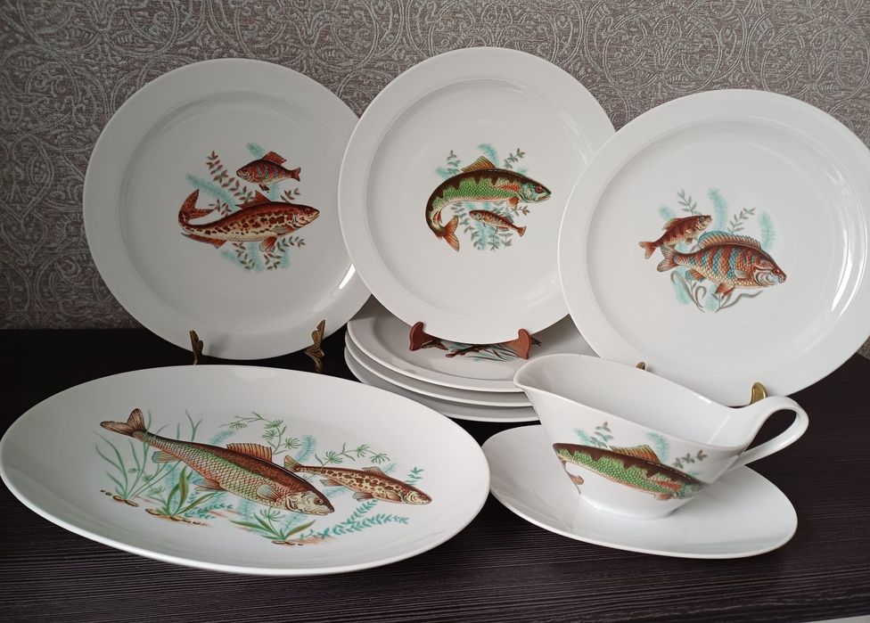 Сервіз Johann Seltmann Vohenstrauß столовий. Вінтаж. 1950 рр