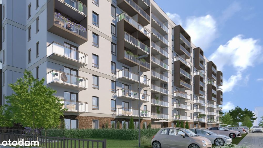2-pokojowe mieszkanie 41m2 + balkon Bezpośrednio