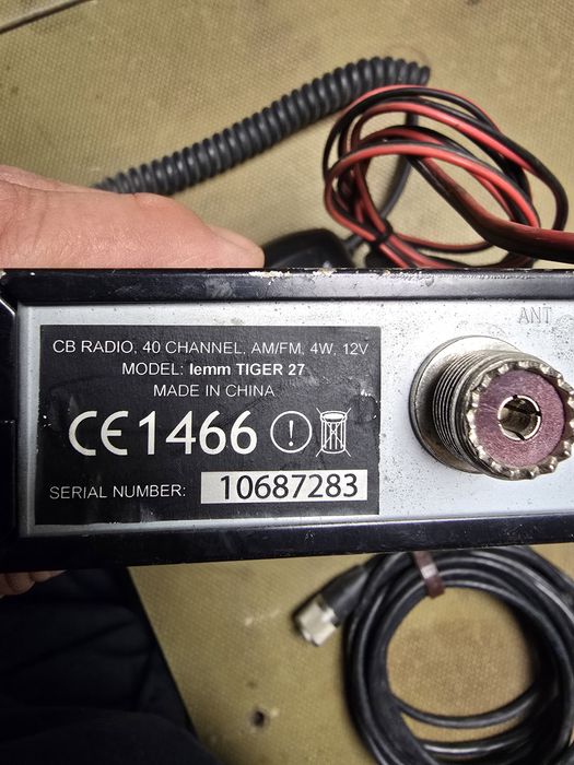 CB radio Lemm Tiger 27  z anteną 145 cm