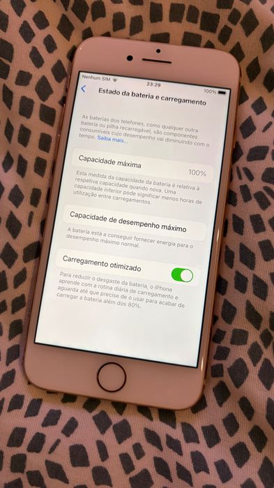 iPhone 8 64GB Dourado - Bateria 100% - Entrega em Espinho