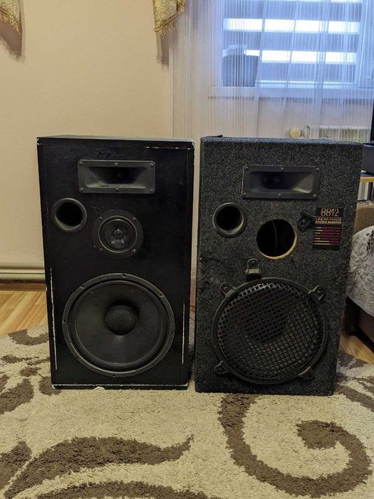 LINEAR PHASE 8812×Neu mpa-9000∬ Linear Phase Studio Monitor/Speaker 8812 ~~ U.S. Classic