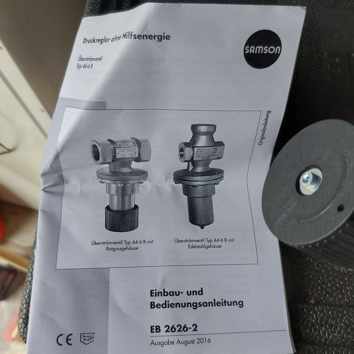 Regulator różnicy ciśnień Samson typ 44-6