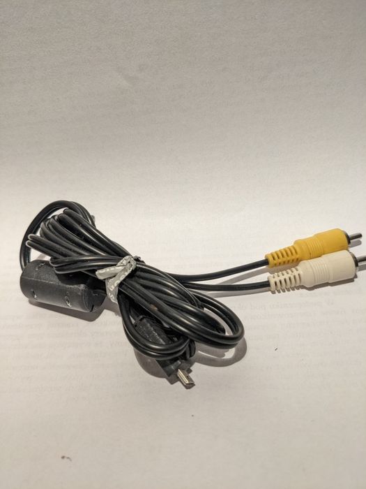 Kabel AV (Wideo + Audio) 2xRCA Cinch do Aparatu / Kamery 1.5m