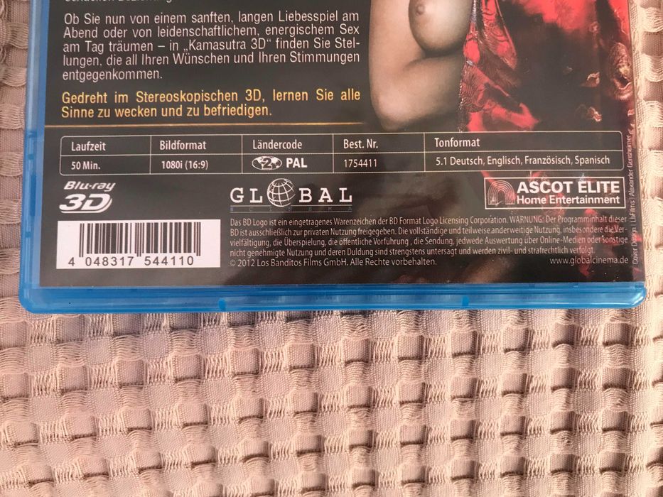 Płyta BLU-RAY 3D "Kamasutra"