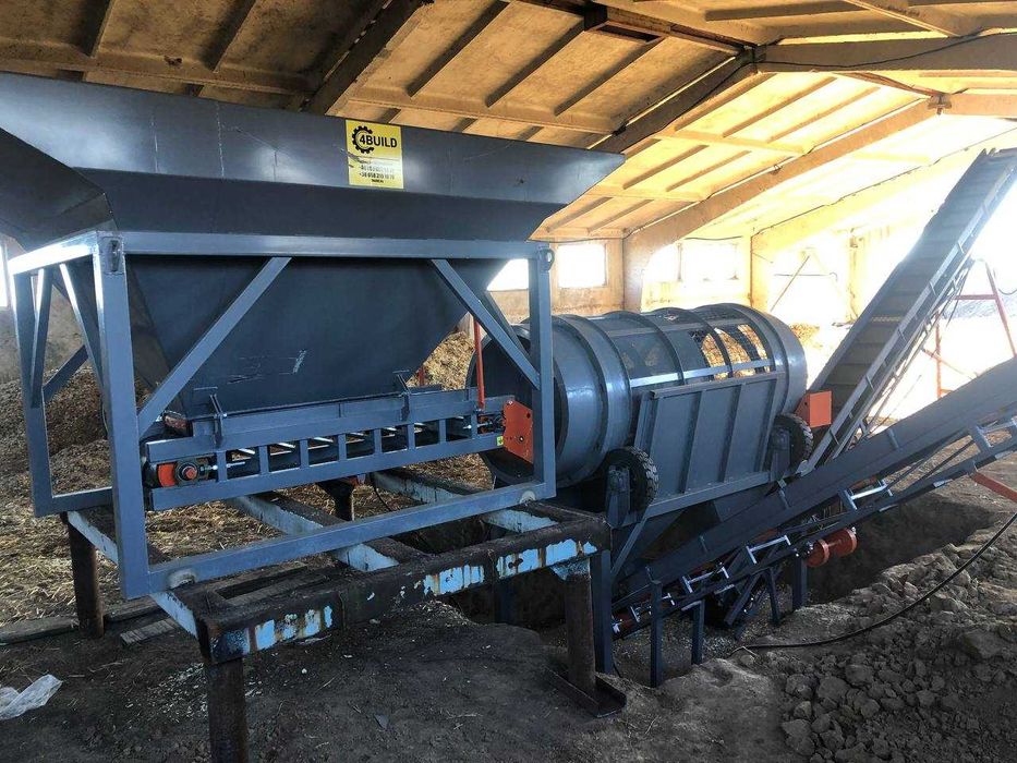 Барабанное сито, вібросито, барабанне сито, просіювач, грохот