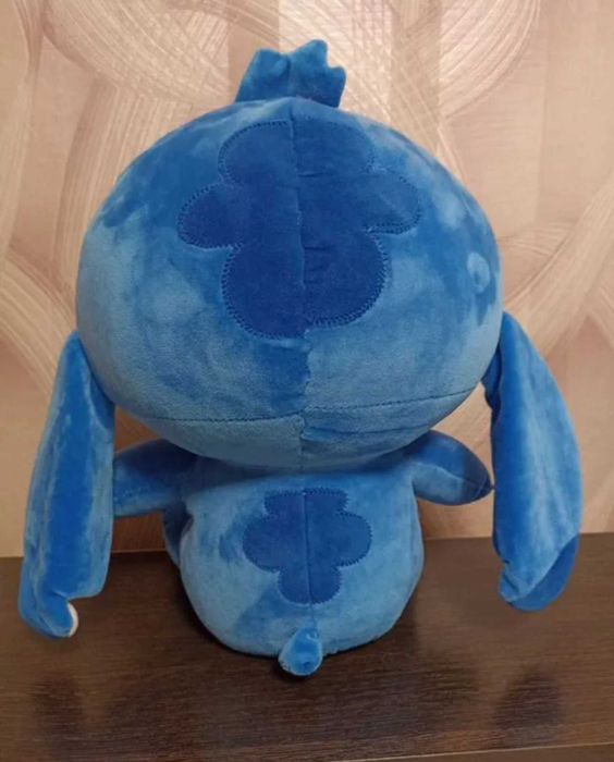 Мягкая іграшка стіч блакитний 35 см