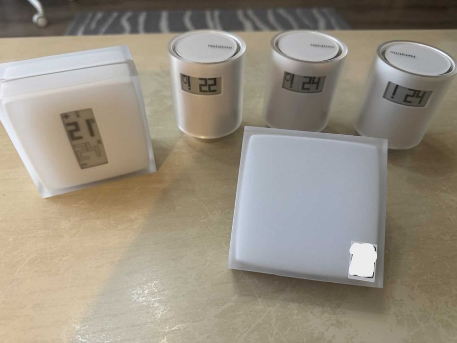 Netatmo inteligentny termostat + 3 głowice