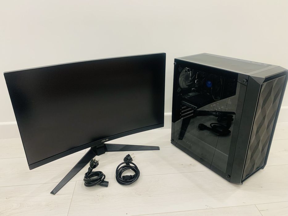 Komputer Gamingowy i5-10400F / RTX 4060 + Monitor ASUS 27”