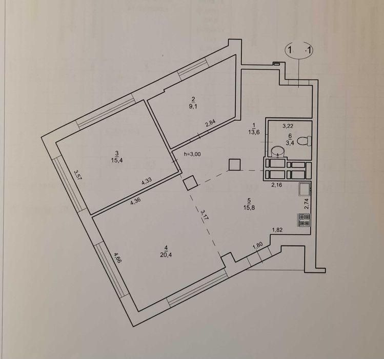 3-rooms apartment apartment by the address st. Bulvar Druzhby Narodov (area 78 m²) - Atlanta.ua - photo 10