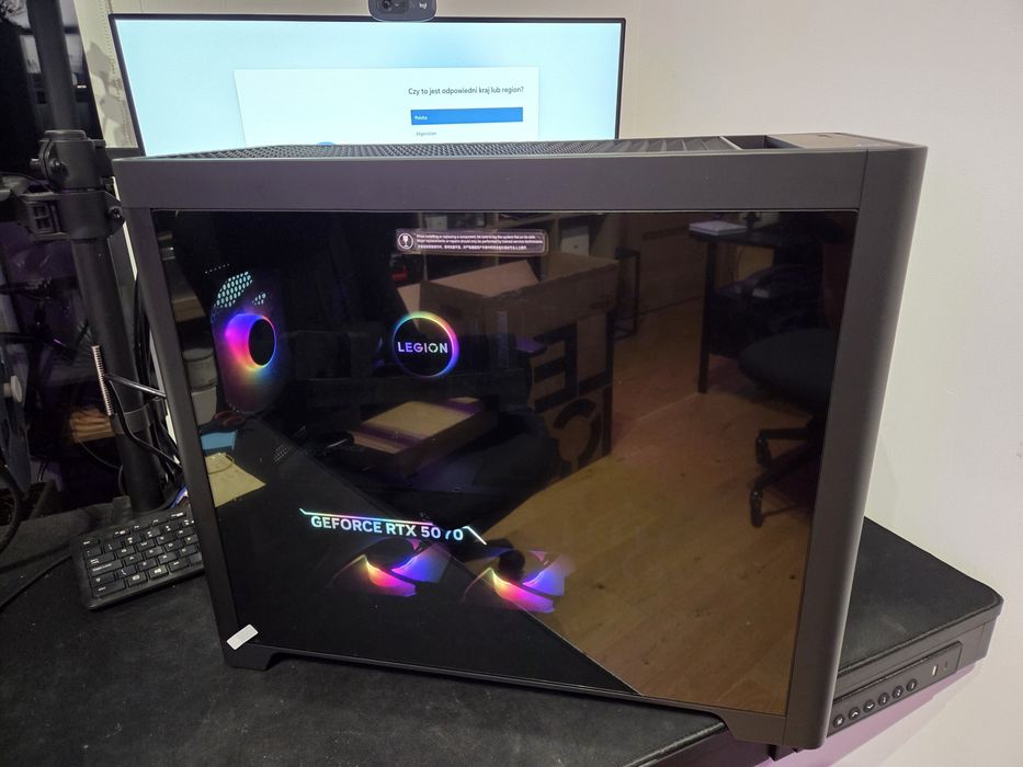 Nowy 2000zł taniej! Komputer gamingowy Lenovo Legion T5  RTX 5070!