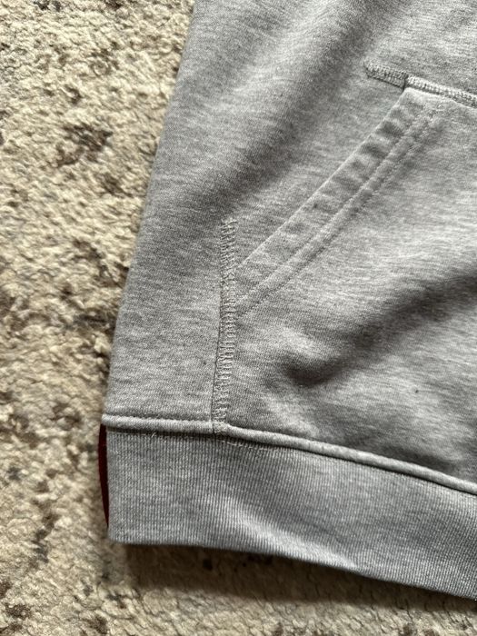 Оригінальне худі Alpha Industries Basic Small Logo (Grey Melange)