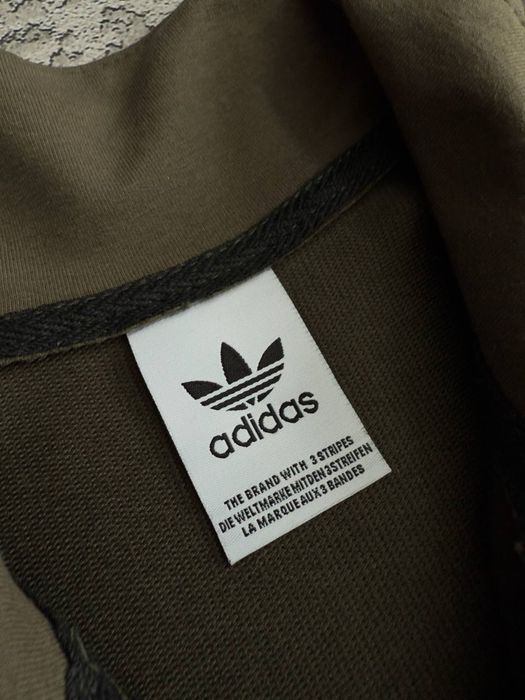 Олімпійка Adidas чоловіча чорна, біла, хакі | Кофта на замку Адидас мастерка мужская черная, белая, хаки