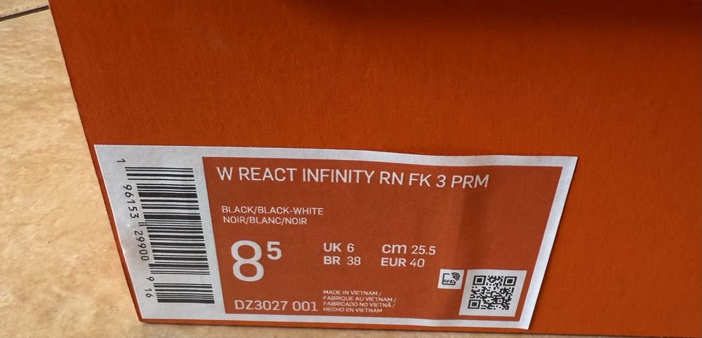 Nike Infinity rozmiar 40