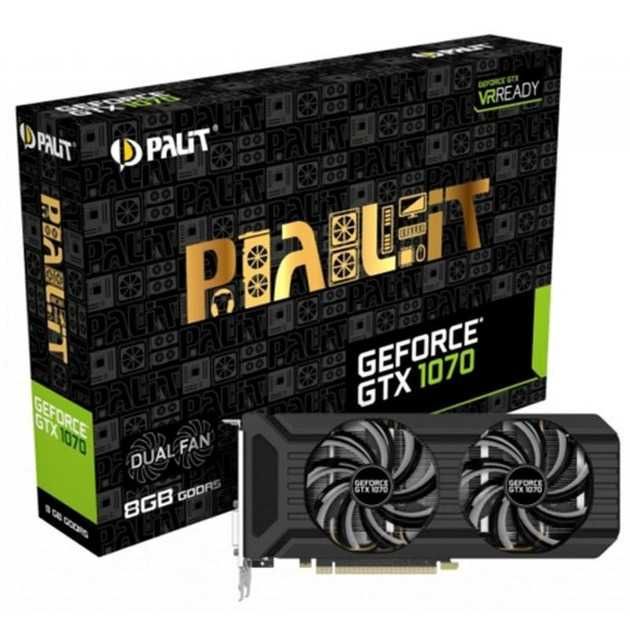 Відеокарта GTX 1070 8GB GDDR5 Dual Palit