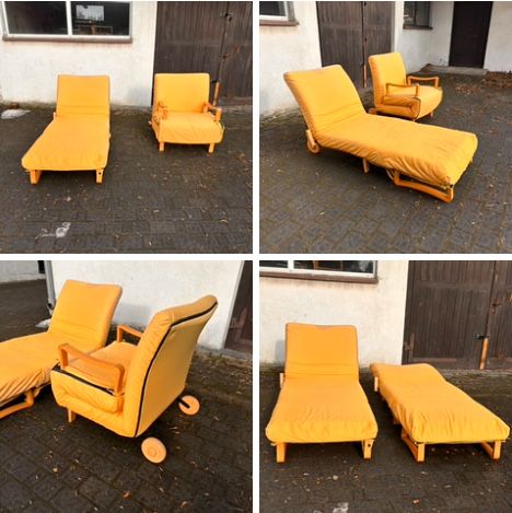 Bonaldo Nuovo Arturo leżanka / szezlong / łóżko dzienne