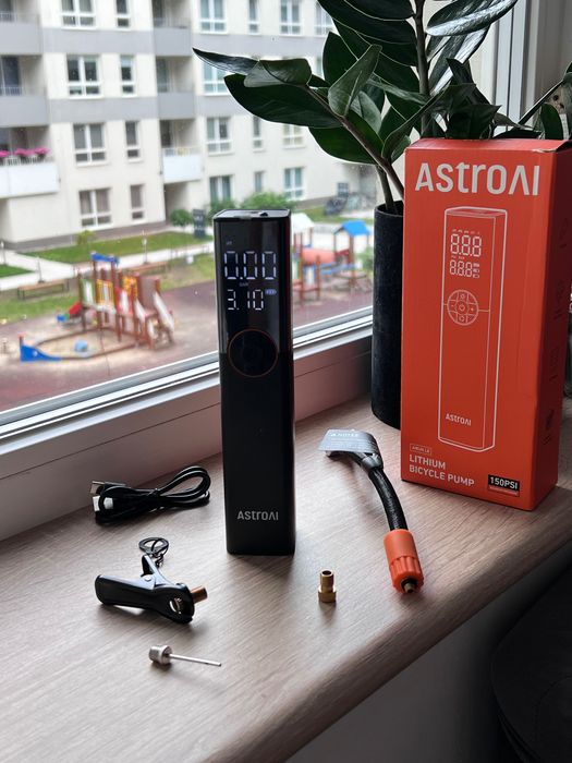Bezprzewodowa elektryczna pompka rowerowa 150 PSI
