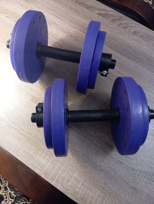 Продам гантели наборные б/у