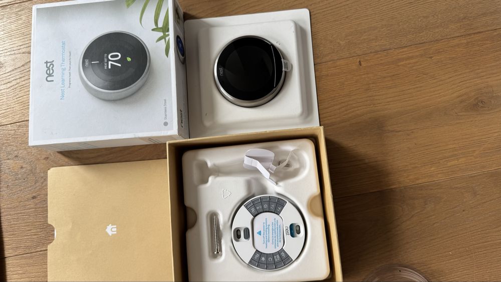 Nest Smart Thermostat 3 Google Stainless Steel розумний Термостат Стал