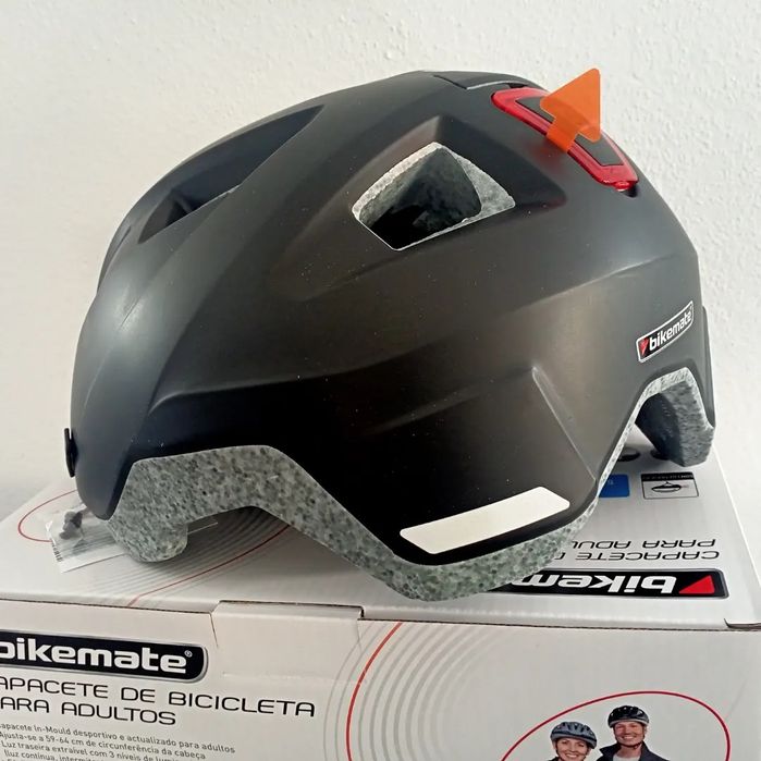 Capacetes ciclismo preto/cinza, homolgados adulto...Ler a descrição