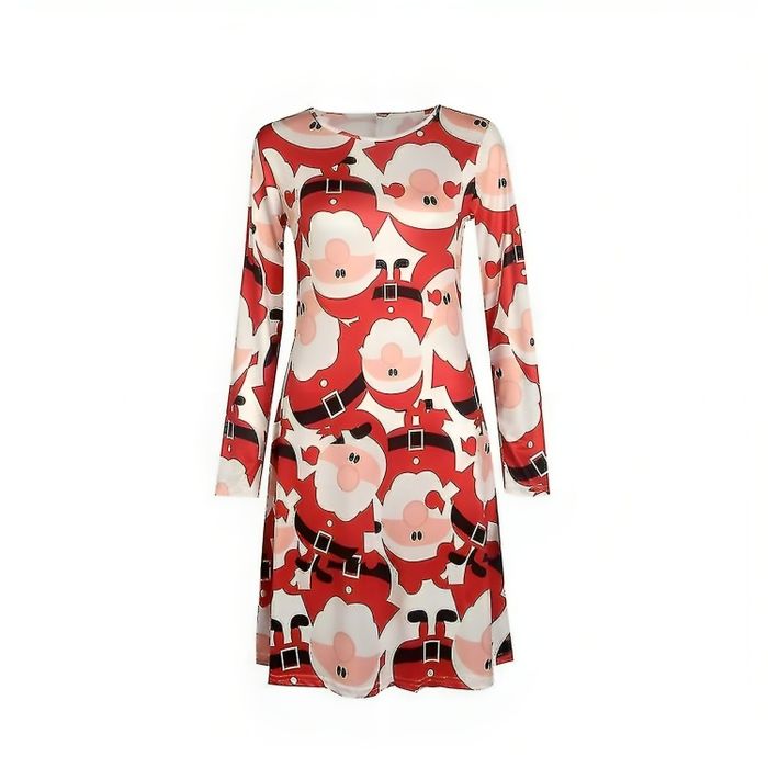 Сукня новорічна з Сантою