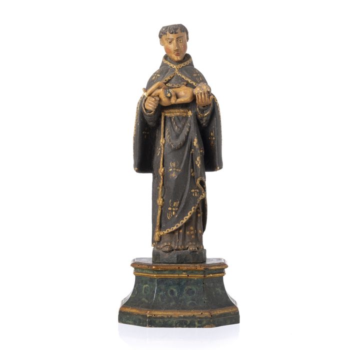 Matéria nobre - Santo António com o menino Jesus - Século XVII