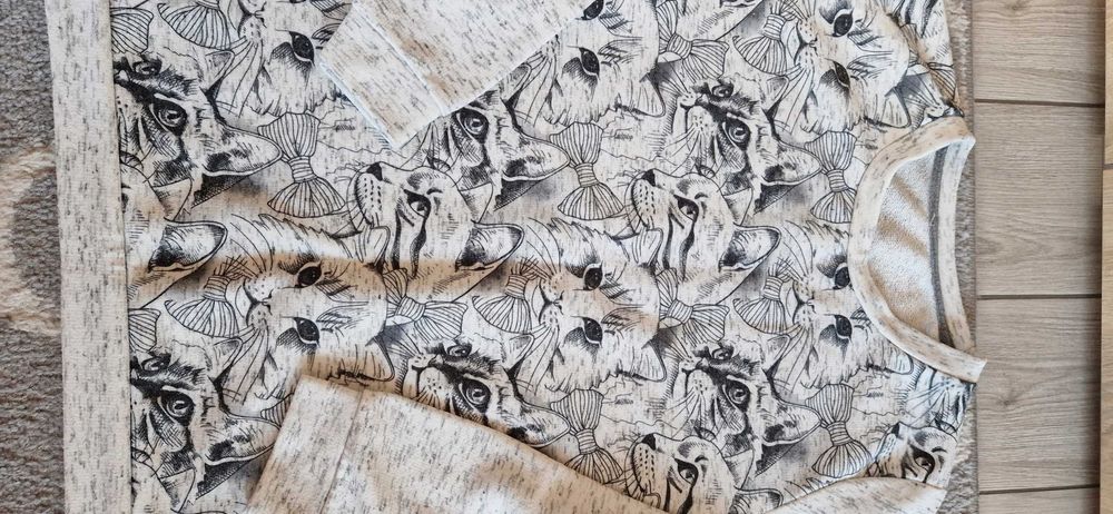 bluza s/m koty +bokserki s/m