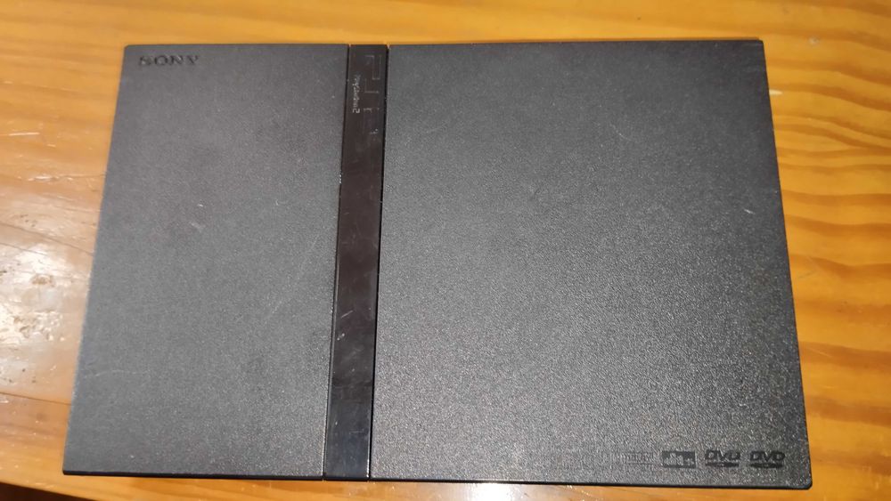 Consola PS2 Slim com lente nova