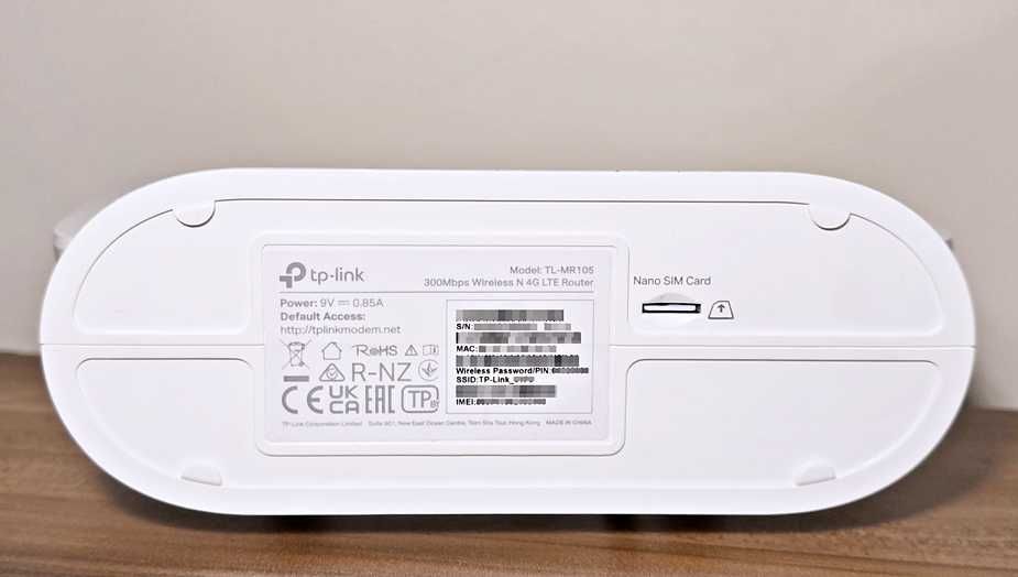 Router 4G LTE TP-LINK TL-MR105 + 2 Antenas 4G | Desbloqueado - Qualquer SIM!
