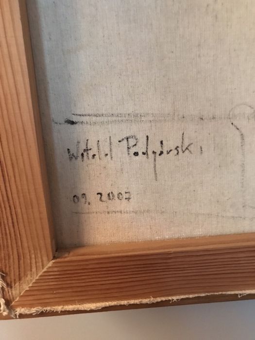 Obraz olejny Witold Podgórski 50x50 cm