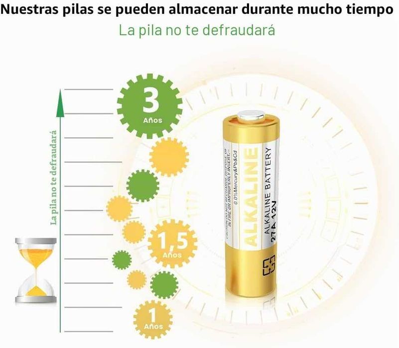 Pilha Bateria Comandos 27A 12V