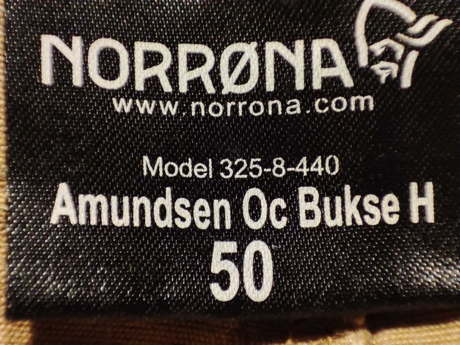 Spodnie trekkingowe NORRONA Amundsen Oc męskie r. 50