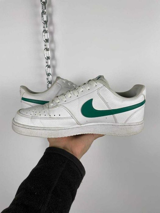 Білі чоловічі кросівки nike court vision 42.5