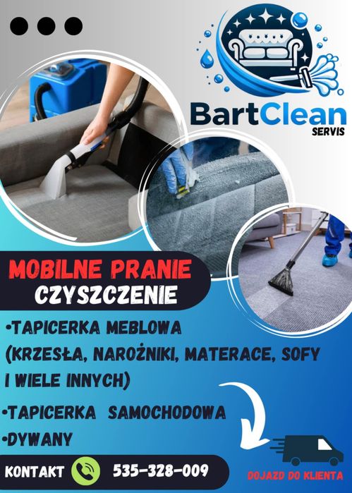 Pranie i czyszczenie tapicerki , narożników , foteli itd