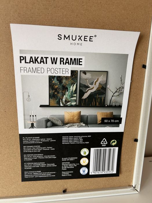 Plakat w ramie 70 cm x50 cm