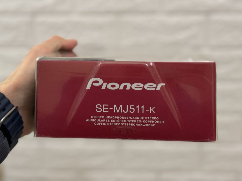 Наушники Pioneer SE-MJ511-K Black Оригинал, абсолютно новые