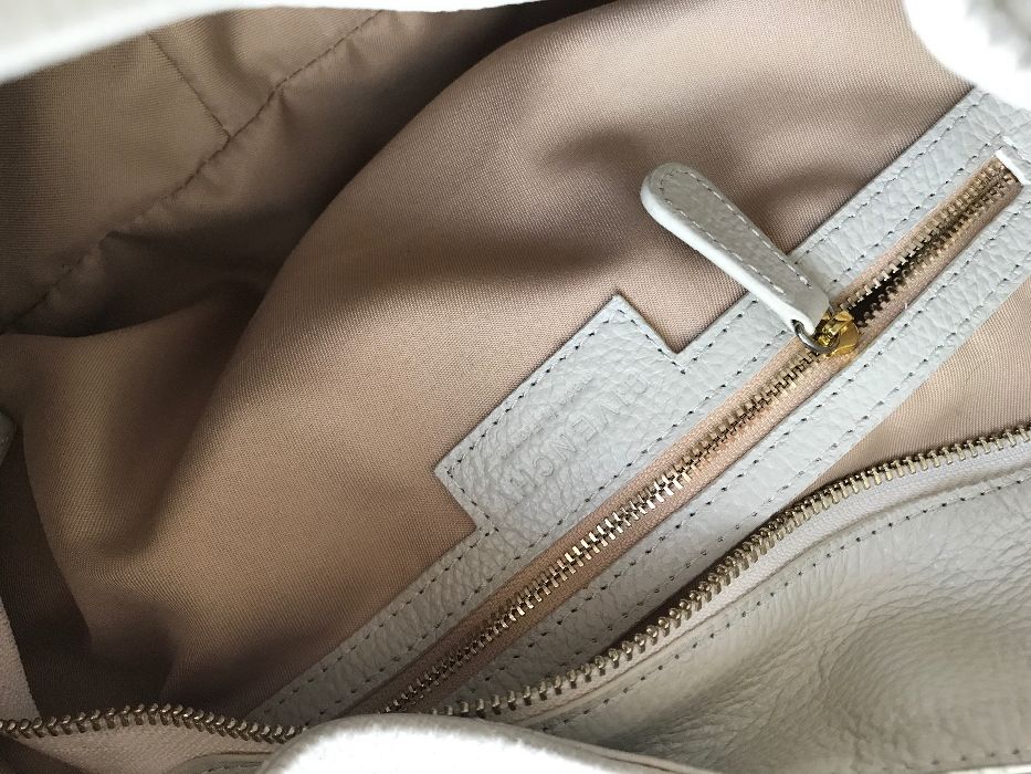 Torebka worek givenchy bezowa ecru skorzana skóra