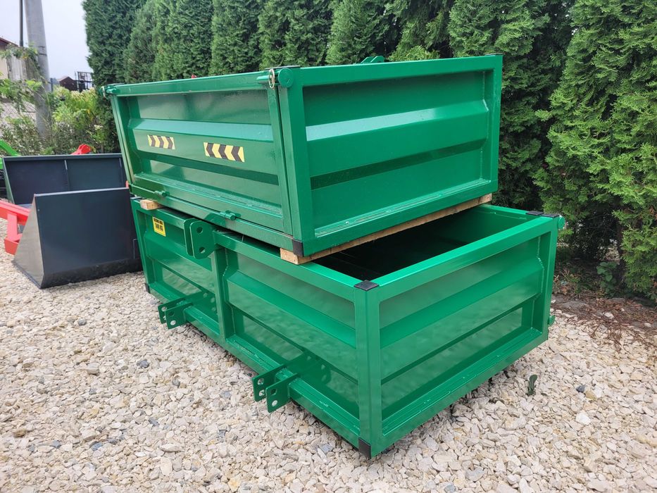 Skrzynia przewozowa paczka ładunkowa na tył ciągnika szufla łych DOWÓZ