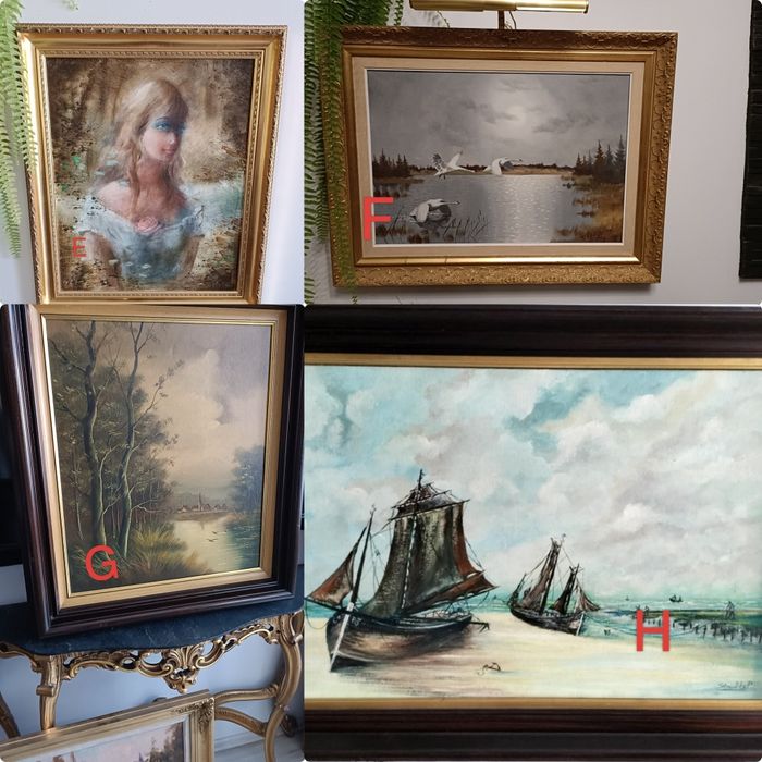 Pejzaż  portret martwa natura - obraz olejny