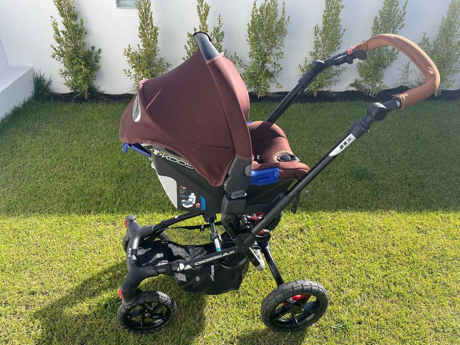 Carrinho Jané Crosswalk-robusto, confortável e apto a qualquer terreno