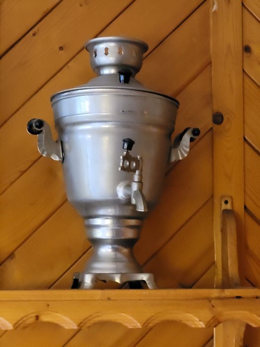 Samowar stalowy w bardzo dobrym stanie