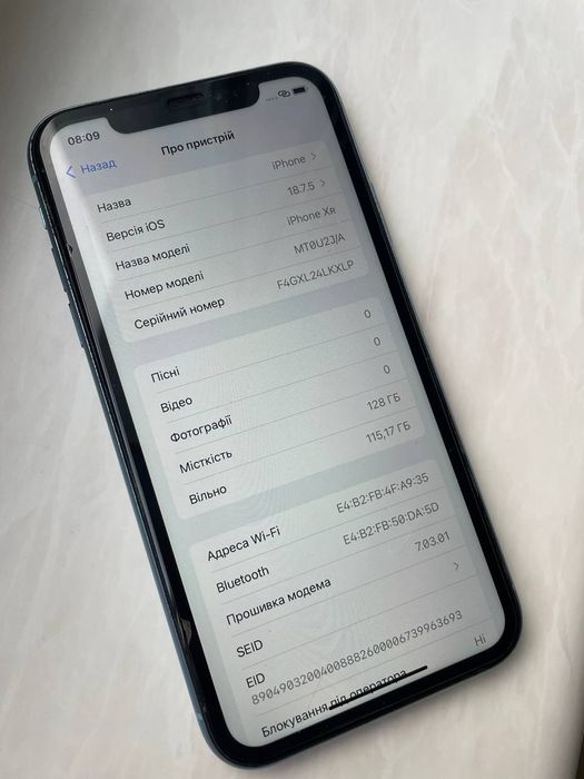 IPhone XR blue 128GB