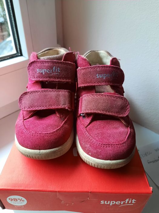 Superfit buty rozmiar 24 zamszowe rozowe